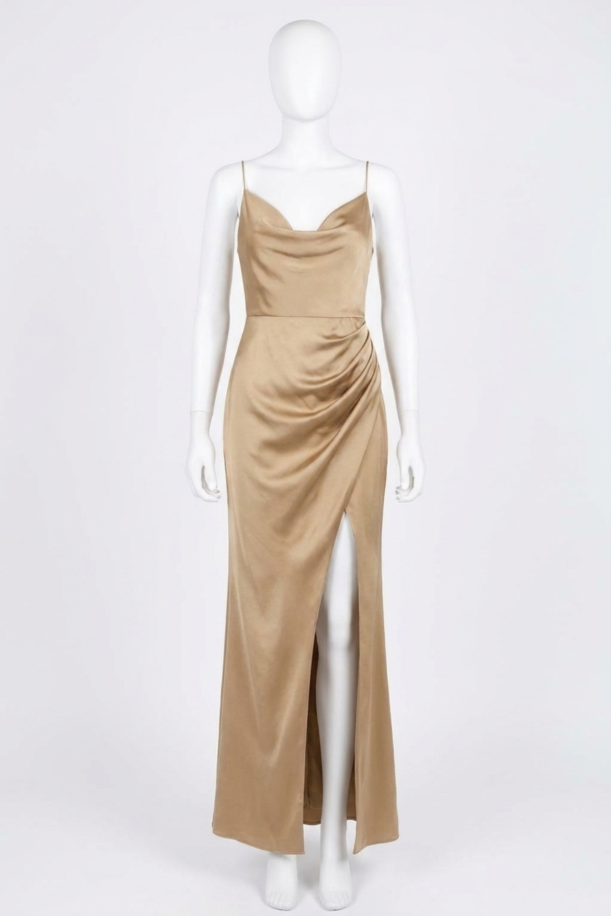 NEW SIGNIFICANT OTHER aria dress in tan